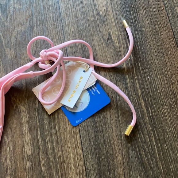 BELLA | SIDE TIE BIKINI BOTTOMS | PINK - Picture 2 of 4